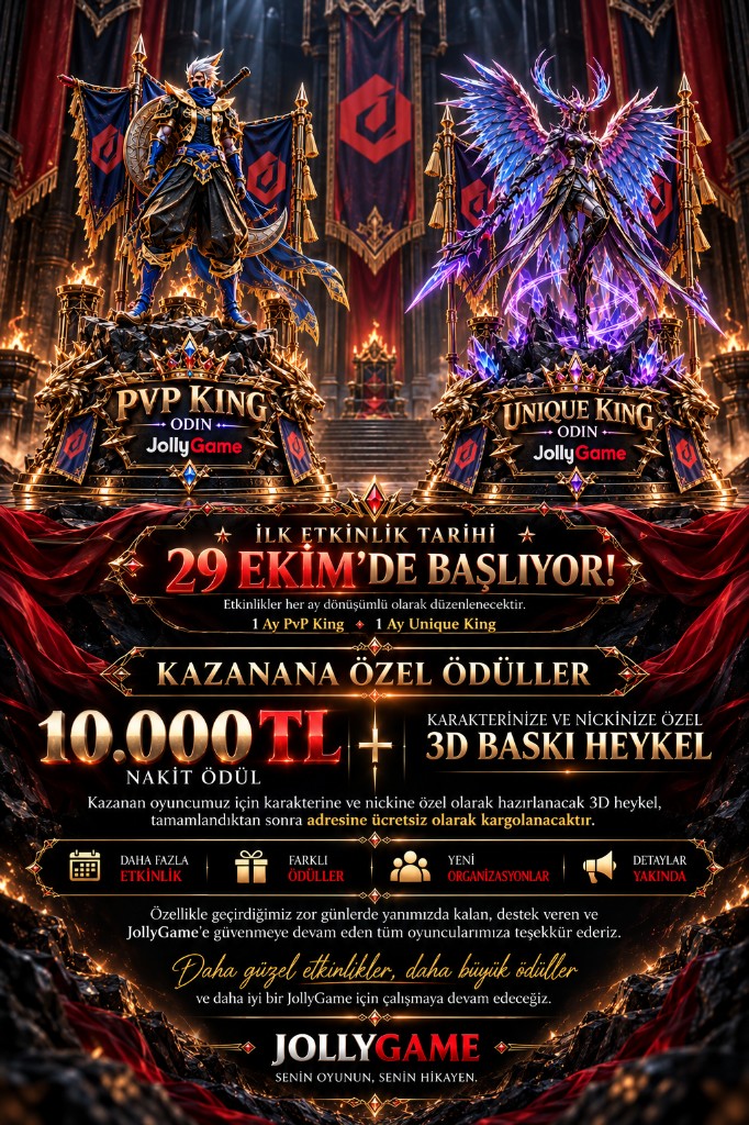 PvP King & Unique King — 29 Ekim
